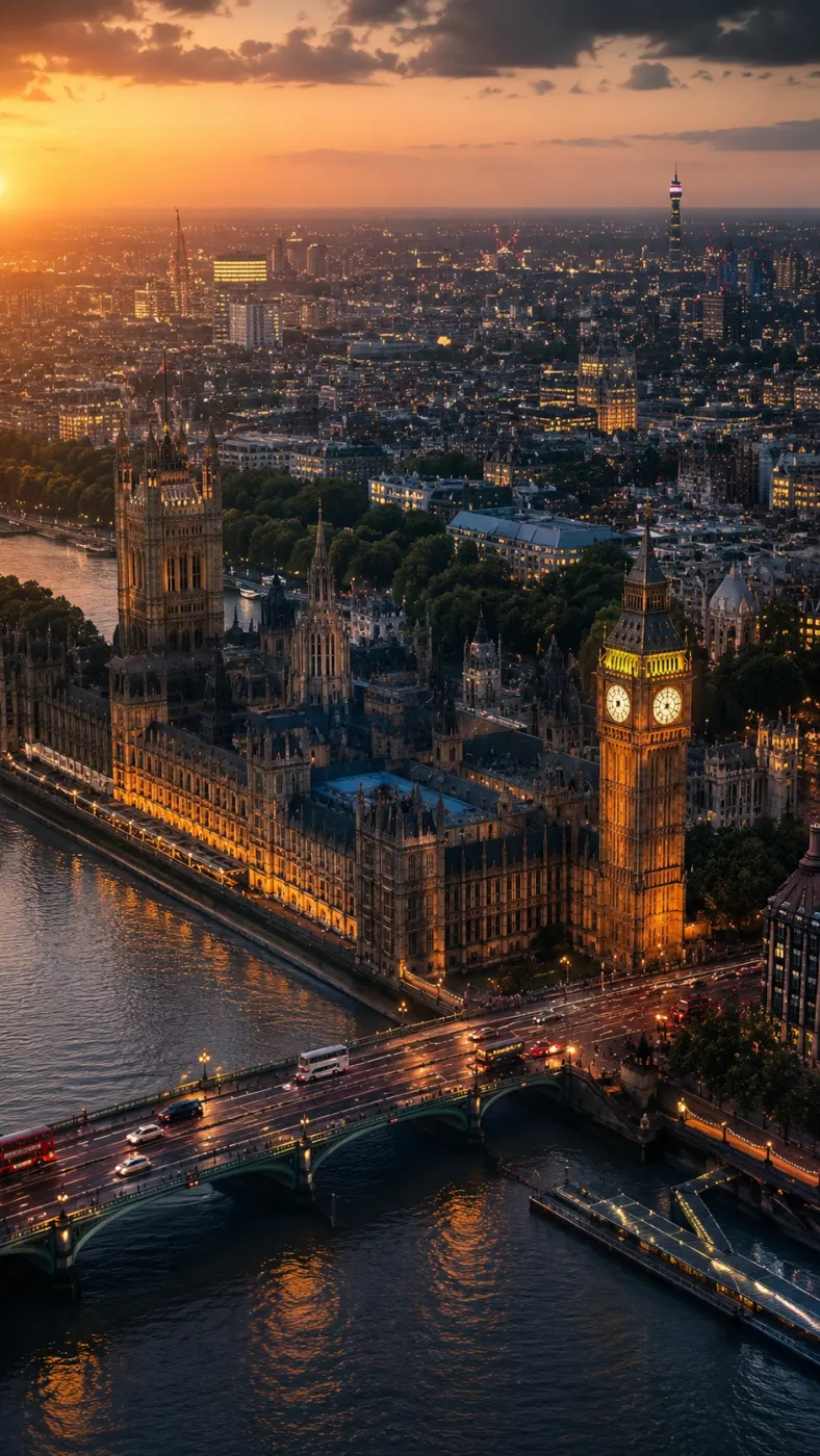Londra — skyline iconico della capitale britannica