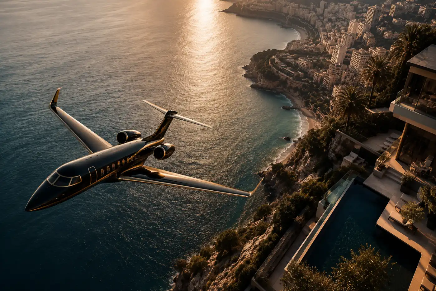 Cabina di lusso — prenota il tuo volo privato con Private Jet Royalty