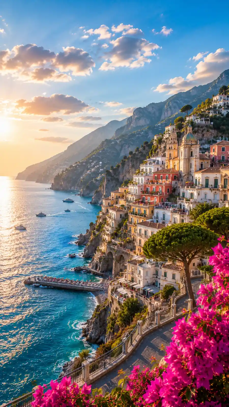 Costa Amalfitana — scogliere e borghi sul Mediterraneo