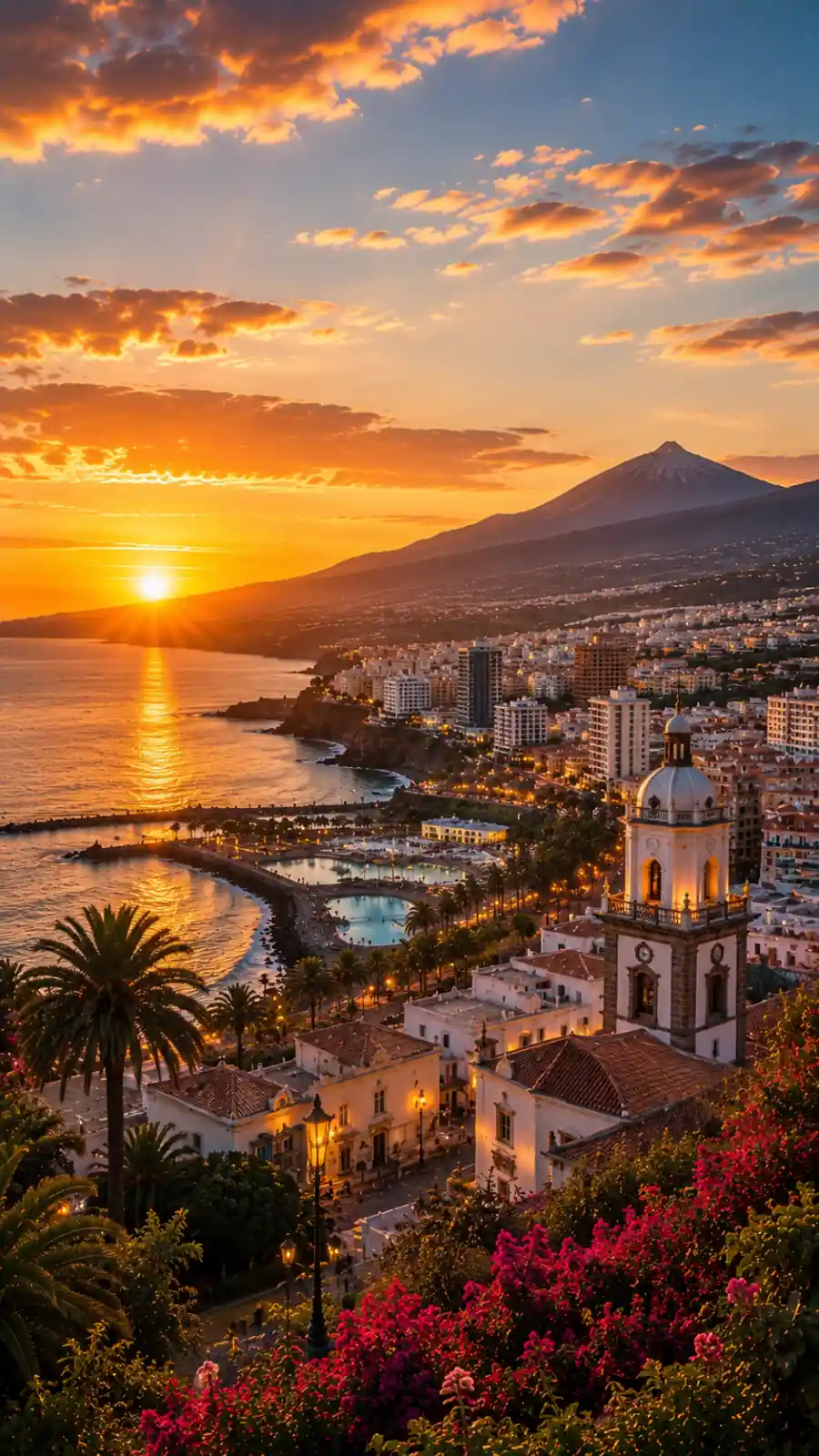 Tenerife — paesaggi vulcanici e oceano Atlantico